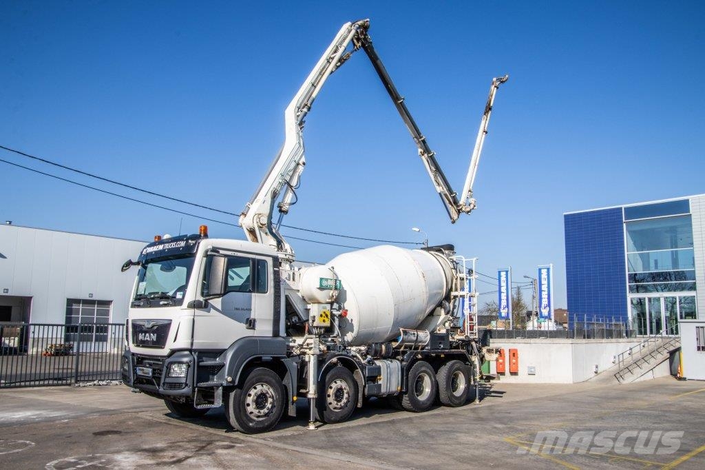 MAN TGS 35.400+PUMI+BOOMIXZ424 Betonipumppuautot