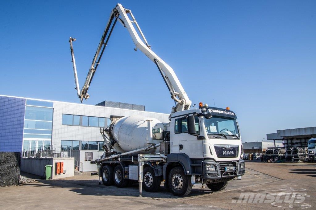 MAN TGS 35.400+PUMI+BOOMIXZ424 Betonipumppuautot