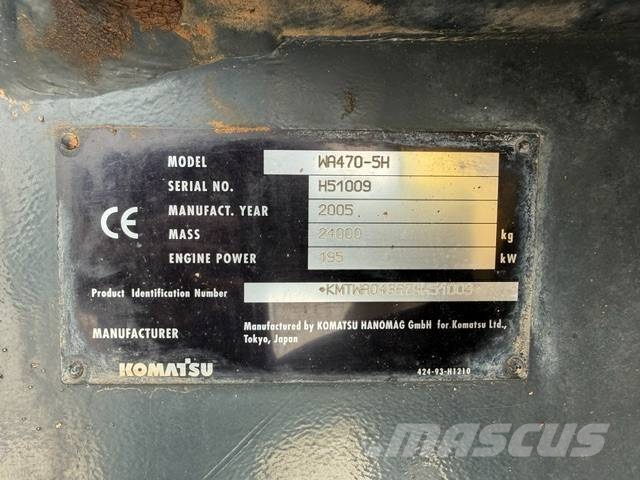 Komatsu WA 470-5H Utovarivači na kotačima