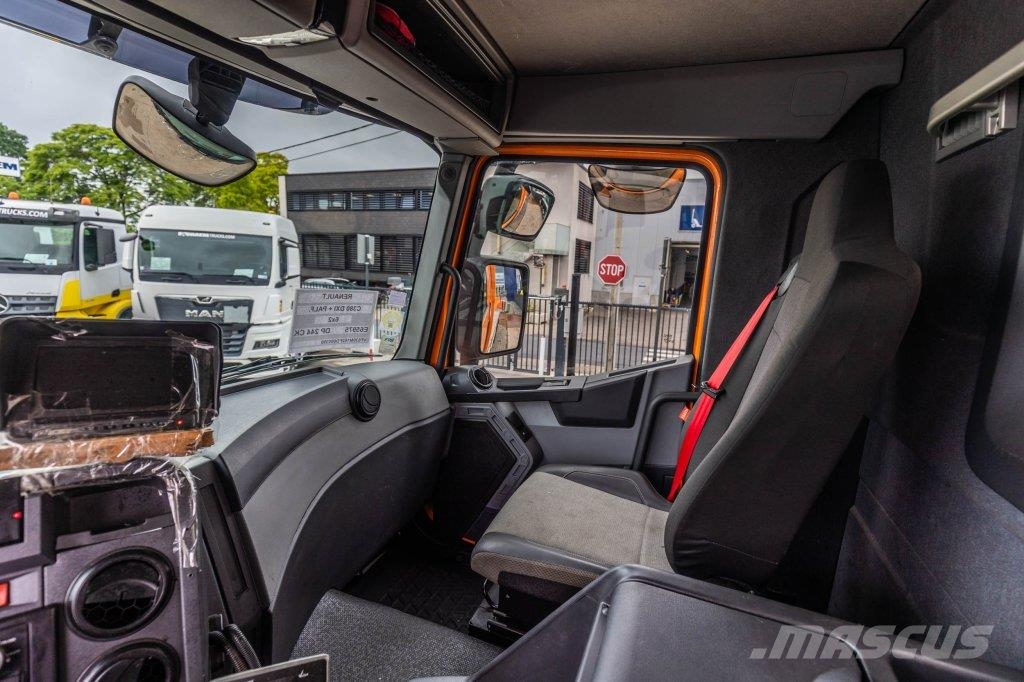 Renault C380 DXI+PALF 18T/m شاحنات مسطحة/مفصلية الجوانب