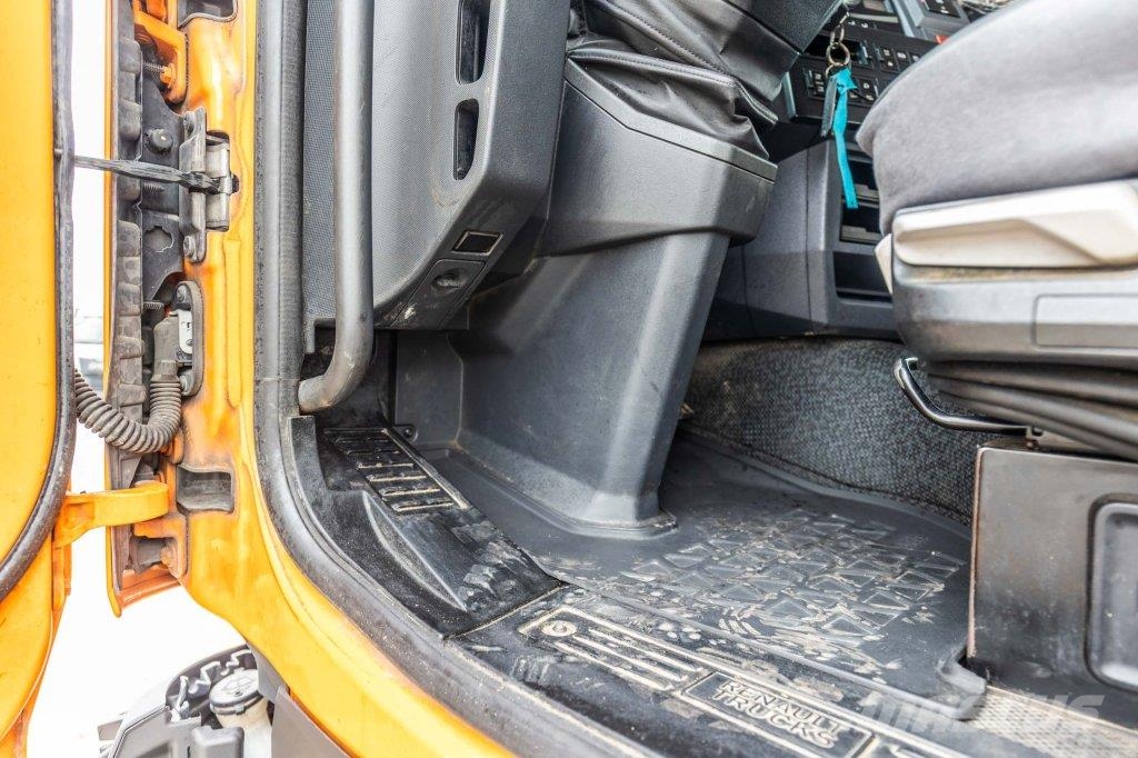 Renault C380 DXI+PALF 18T/m شاحنات مسطحة/مفصلية الجوانب