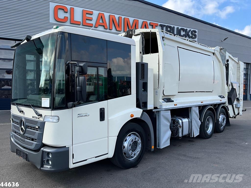 Mercedes-Benz Econic 2630 Euro 6 Norba MF 300 18m³ 2 compartimen 垃圾車