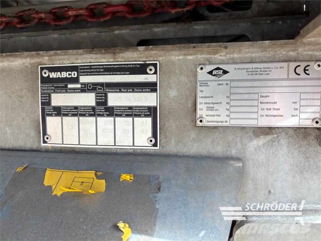 Strautmann GIGA TRAILER 4602 مقطورة حبوب