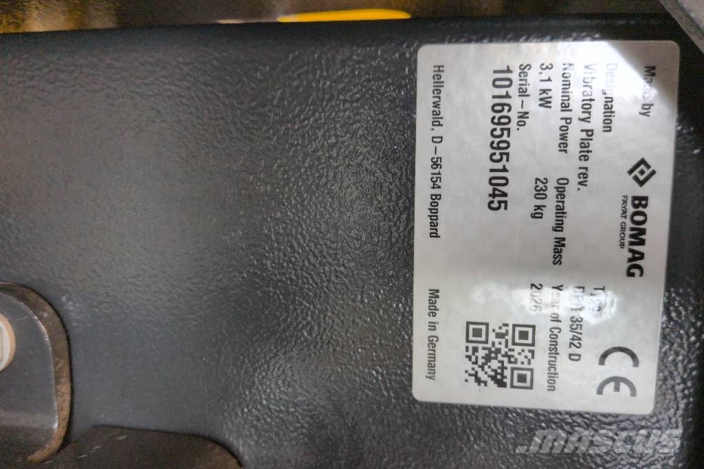 Bomag BPR 35/42 D  Markvibrator Fram & Back Markvibratorer