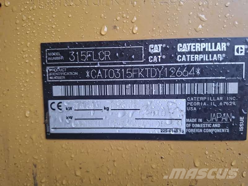CAT 315FLCR Telakaivukoneet