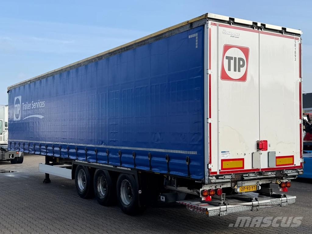 Krone N/A SD Schuifzeil-Dak / Laadklep / BPW-Axle *Apk 1 Polprikolice s ponjavo
