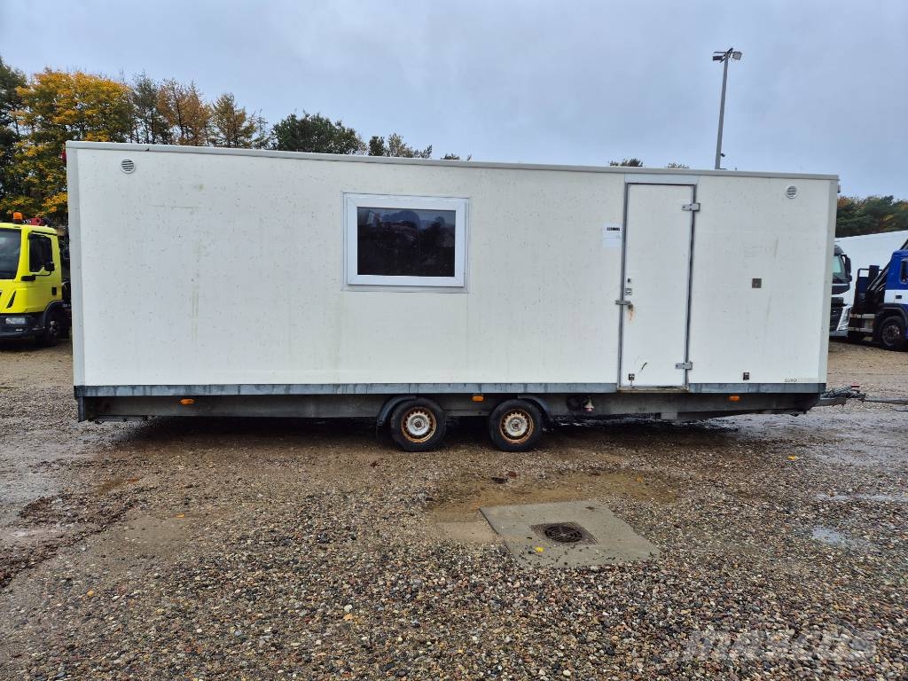 Eurowagon 2000 kg /køkken / kontor / soverum / kontor Avto prikolice