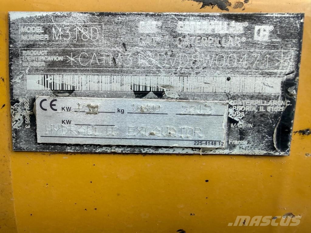 CAT M318D | A/C | German Machine! Bagri na kolesih