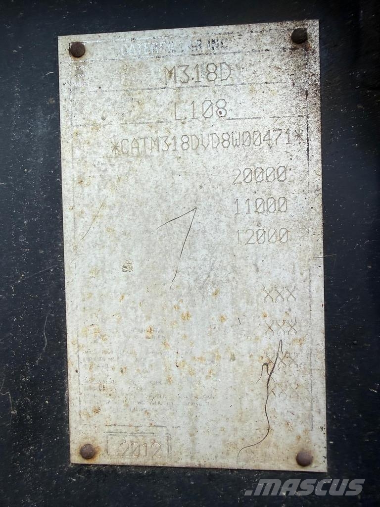 CAT M318D | A/C | German Machine! Bagri na kolesih