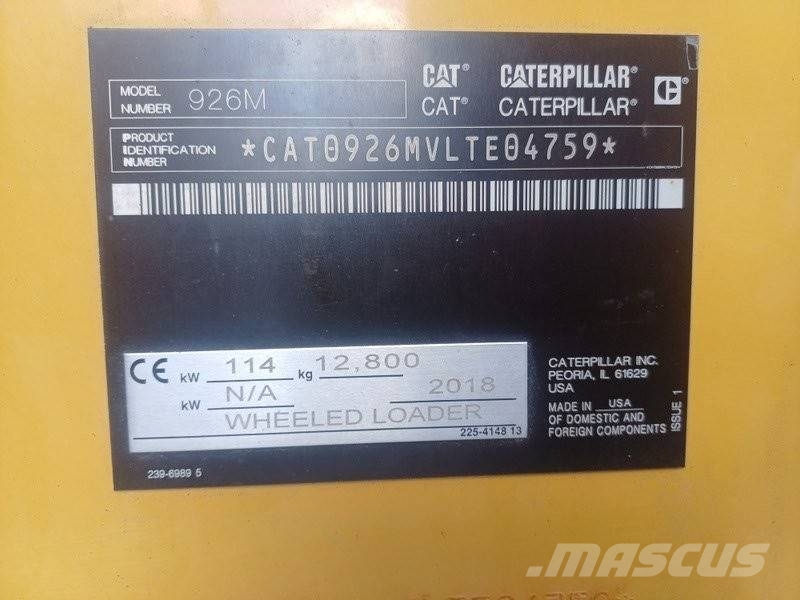 CAT 926M Rataslaadurid