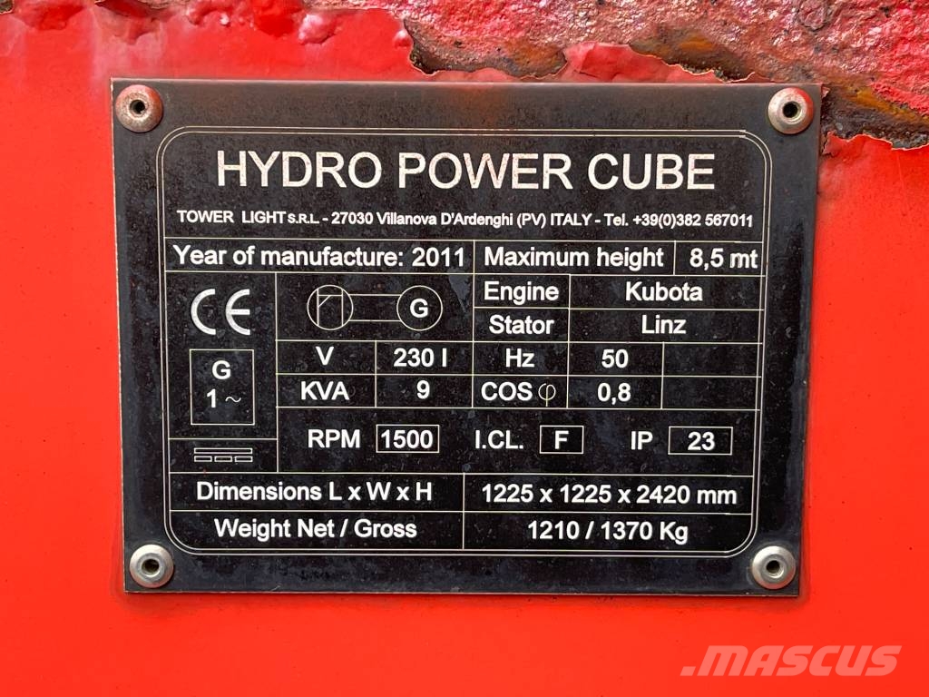 Tower Light Hydro Power Cube 照明燈