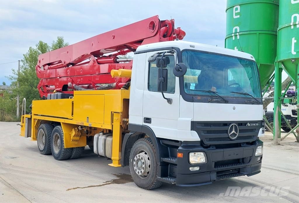 Mercedes-Benz Actros 2631, Putzmeister 36-4 M Camiões bomba Betão