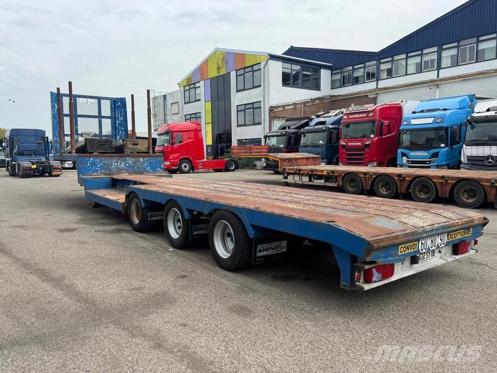 Louault 3 AXLE - WITH RAMPS Low loader-semi-trailers