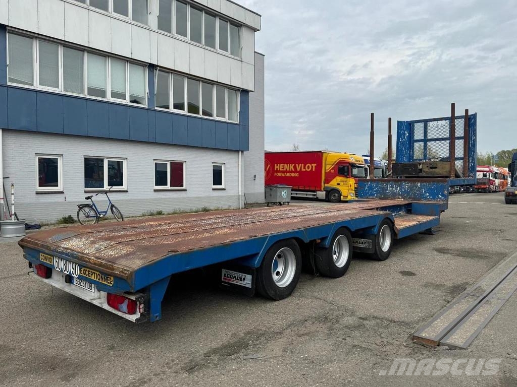 Louault 3 AXLE - WITH RAMPS Low loader-semi-trailers