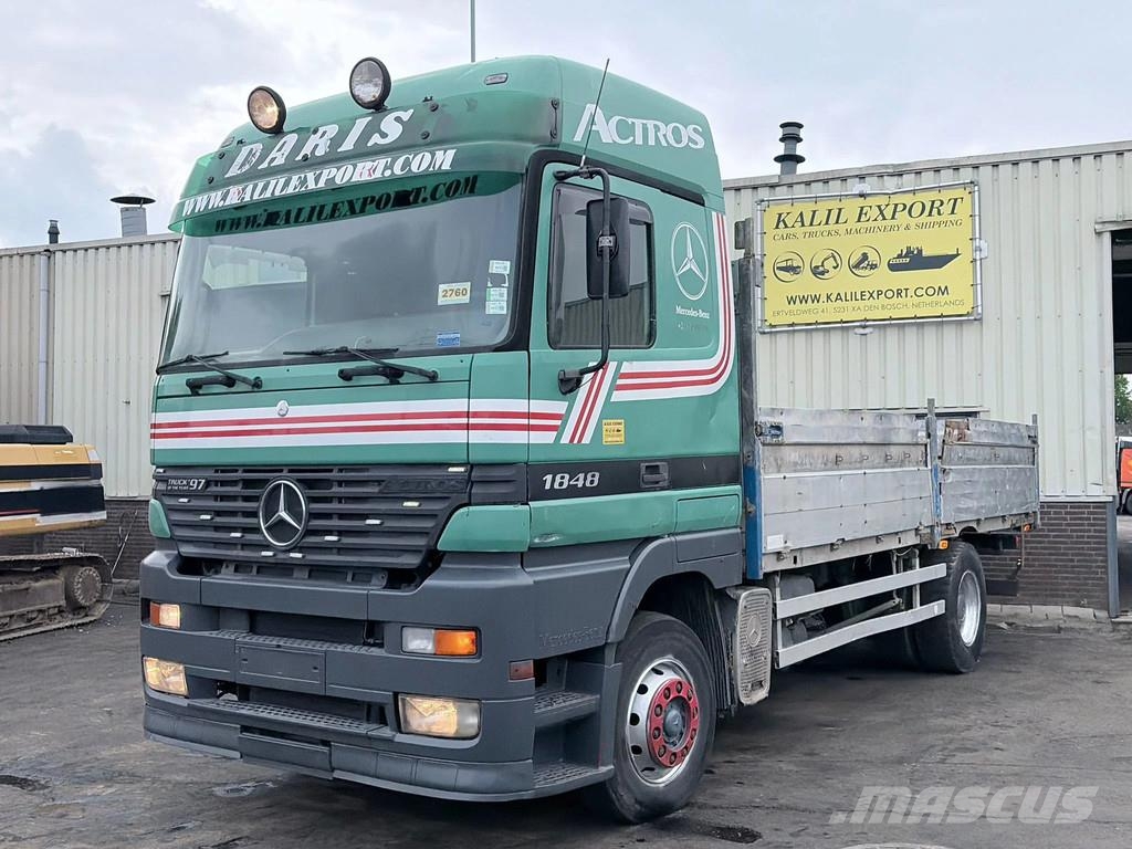 Mercedes-Benz Actros 1848 Open Box EPS Gearbox 3 Pedal V8 Aircon Camiones plataforma