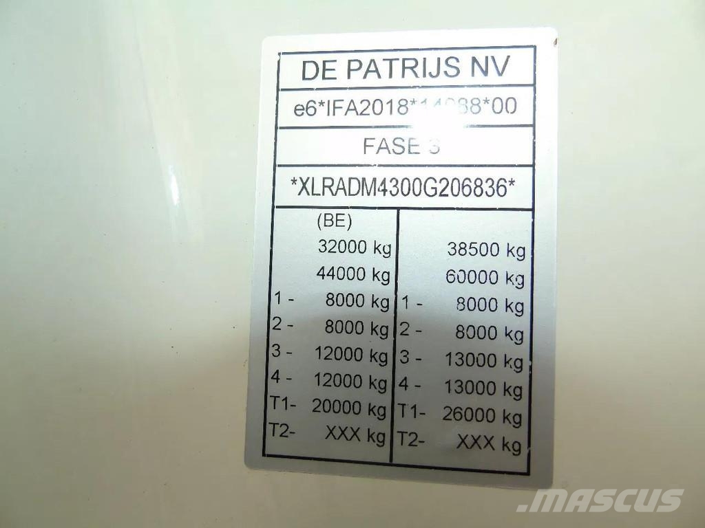 DAF CF 480 + FASSI 16T/M + 20T HOOK + 8X4 + REMOTE Всъдеходни кранове