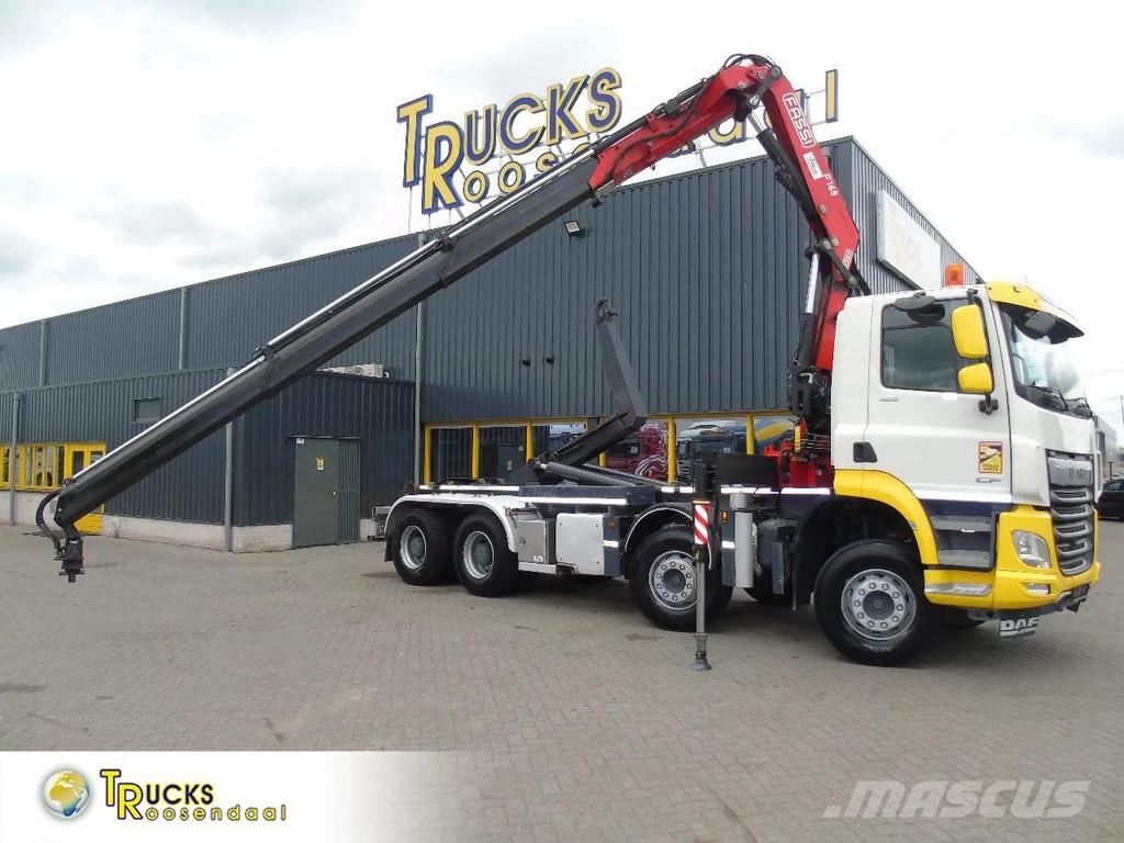 DAF CF 480 + FASSI 16T/M + 20T HOOK + 8X4 + REMOTE Всъдеходни кранове