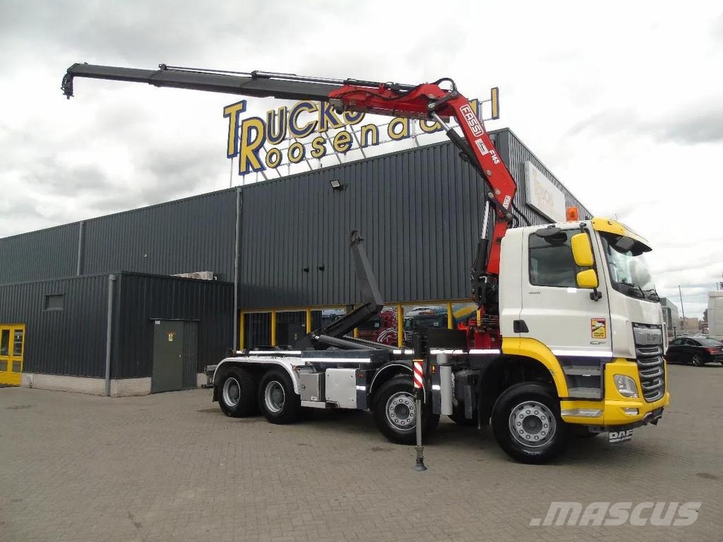DAF CF 480 + FASSI 16T/M + 20T HOOK + 8X4 + REMOTE Всъдеходни кранове