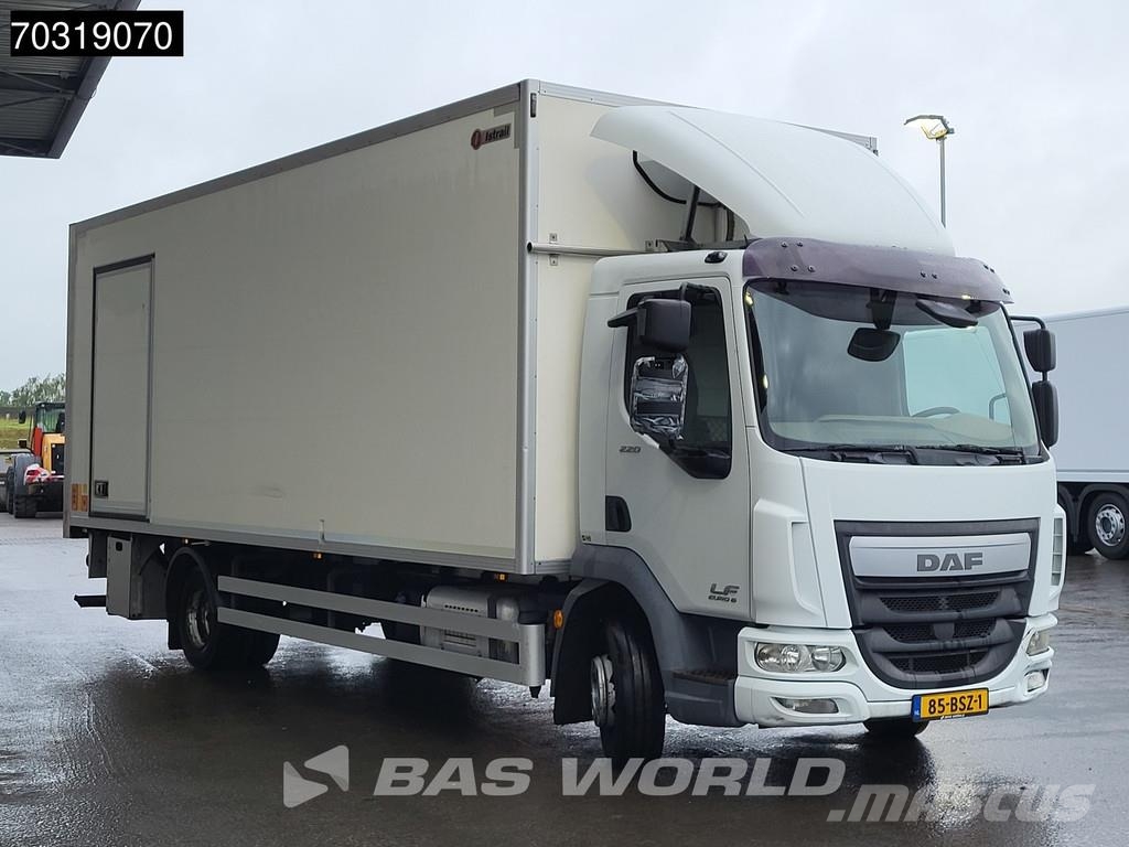 DAF LF 220 LF 4X2 NL-Truck 12t Box Heater Automatic Eu شاحنات ذات هيكل صندوقي