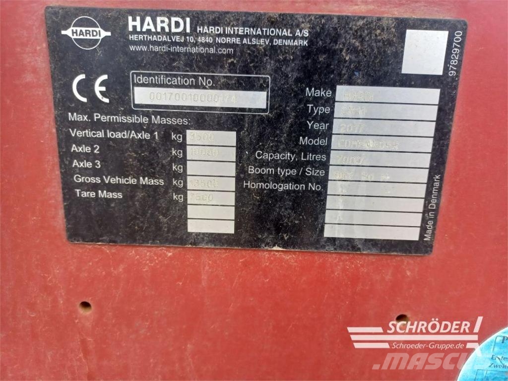 Hardi COMMANDER 7000 | 30 METER Opryskiwacze zaczepiane
