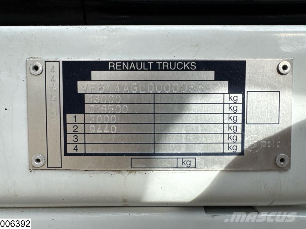Renault Midlum 180 dxi EURO 5, MBB Palfinger, Steel, Manua Sanduk kamioni