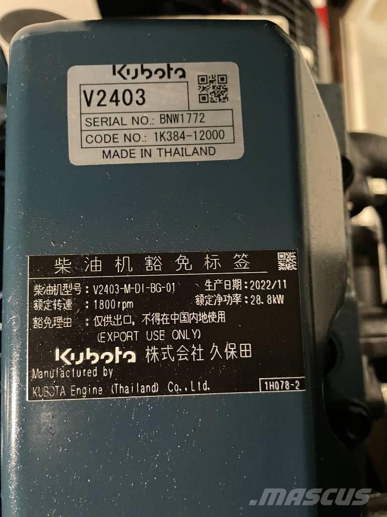 Kubota V2403-M-DI-BG - 25kVA Generator - DPX-20031 Dieselgeneratorer