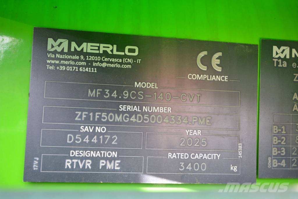 Merlo MF 34.9 CS-140-CVTRONIC Kurottajat