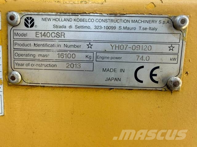 New Holland E 140 C SR Crawler excavators