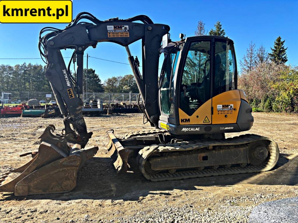 Mecalac 10 MCR KOPARKA GĄSIENICOWA. 2017R. | Caterpillar 3 Midi bagri 7t – 12t