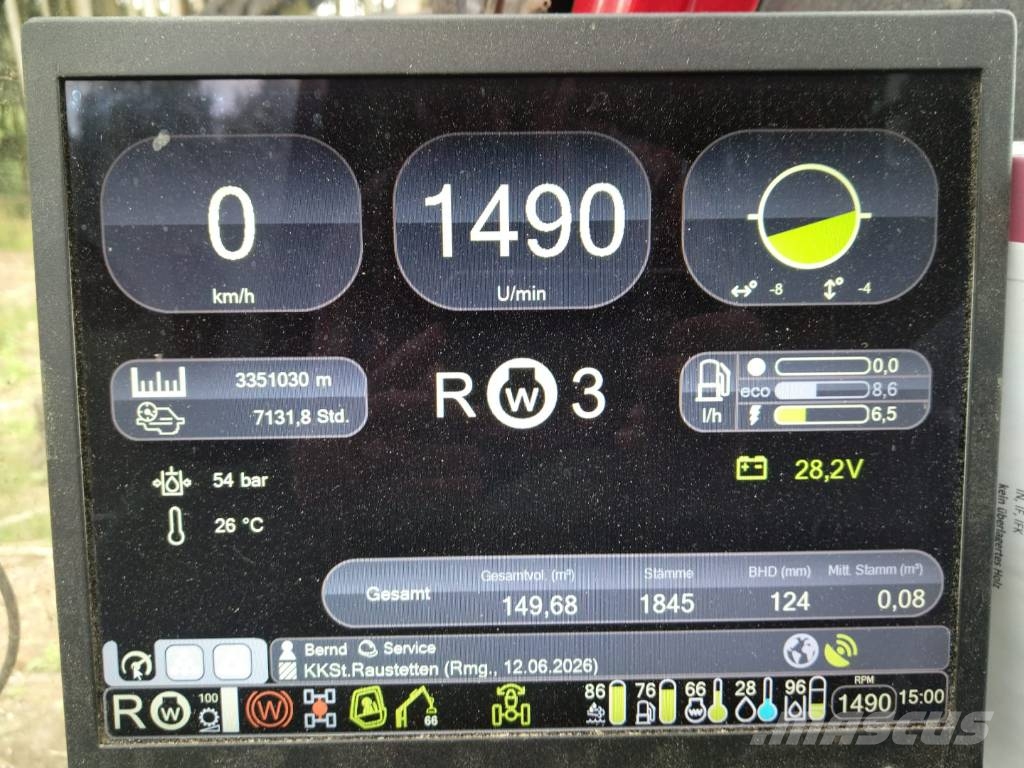 Komatsu 911.6 Cosechadoras
