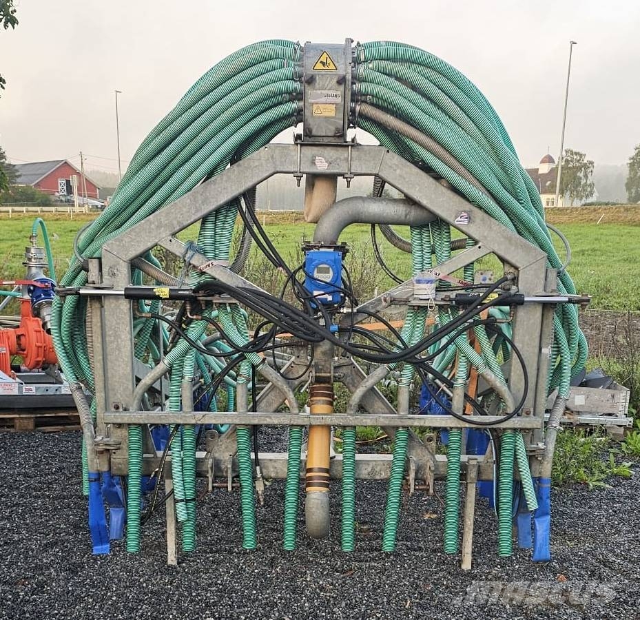  Komplett 12m Slurrykat slangeanlegg m.Flowmeter st معدات رش أسمدة