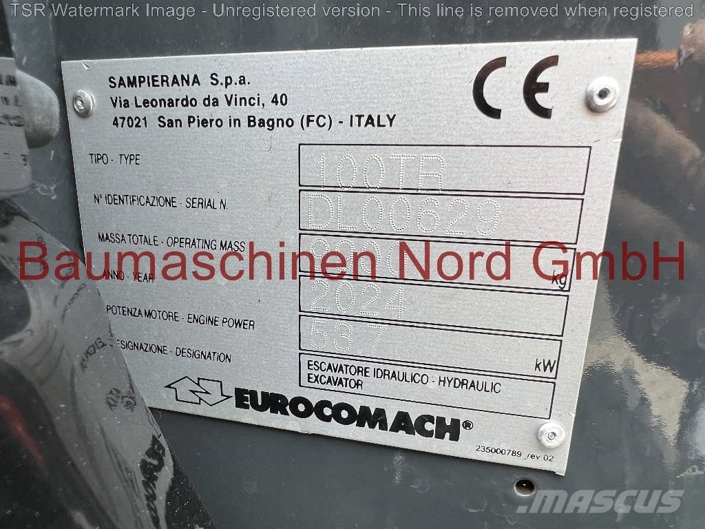 Eurocomach 100TR -Demo- Midibagger 7t - 12t
