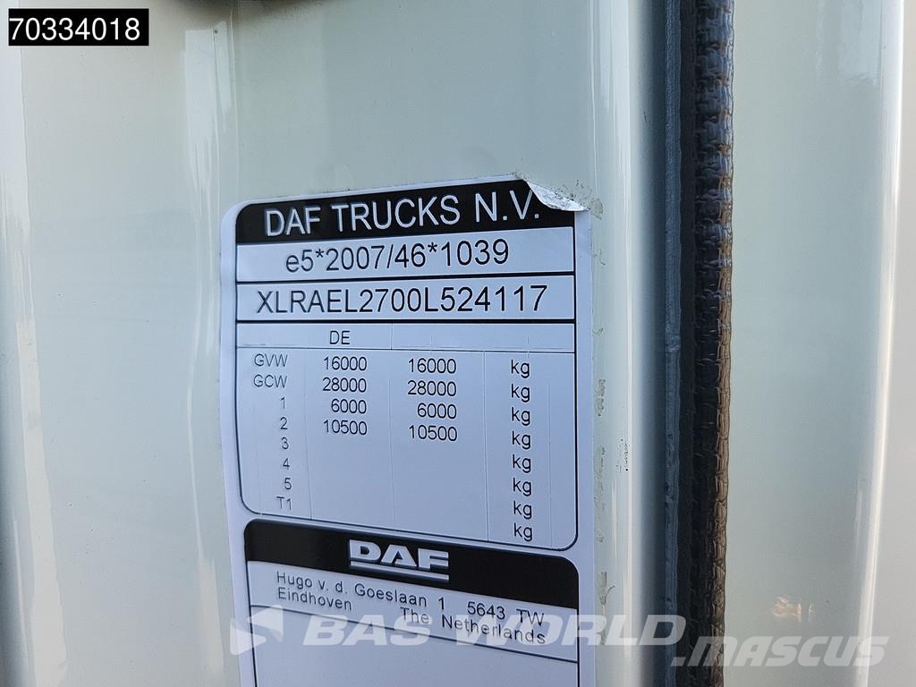 DAF LF 290 4X2 81.000 Kms! 16t Automatic 1,5t Tailgate Camiones con caja de remolque