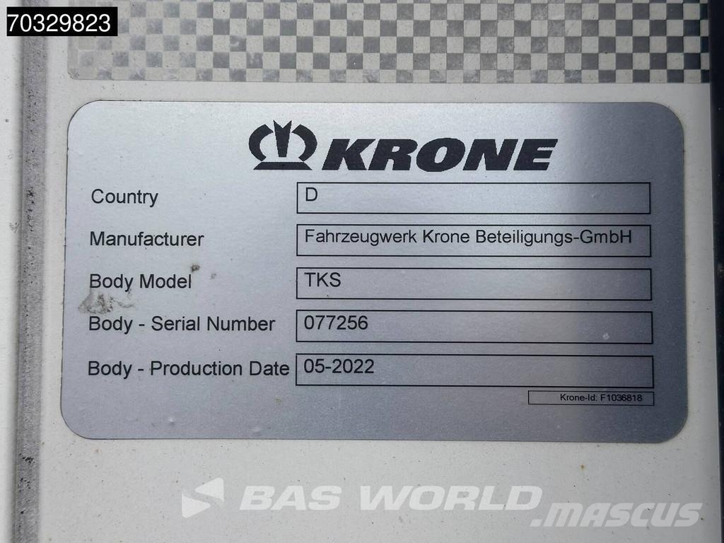Krone SD Doppelstock Blumenbreit Poluprikolice hladnjače