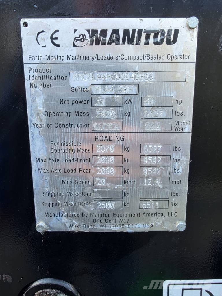 Manitou MLA 4-50 H Mini utovarivači