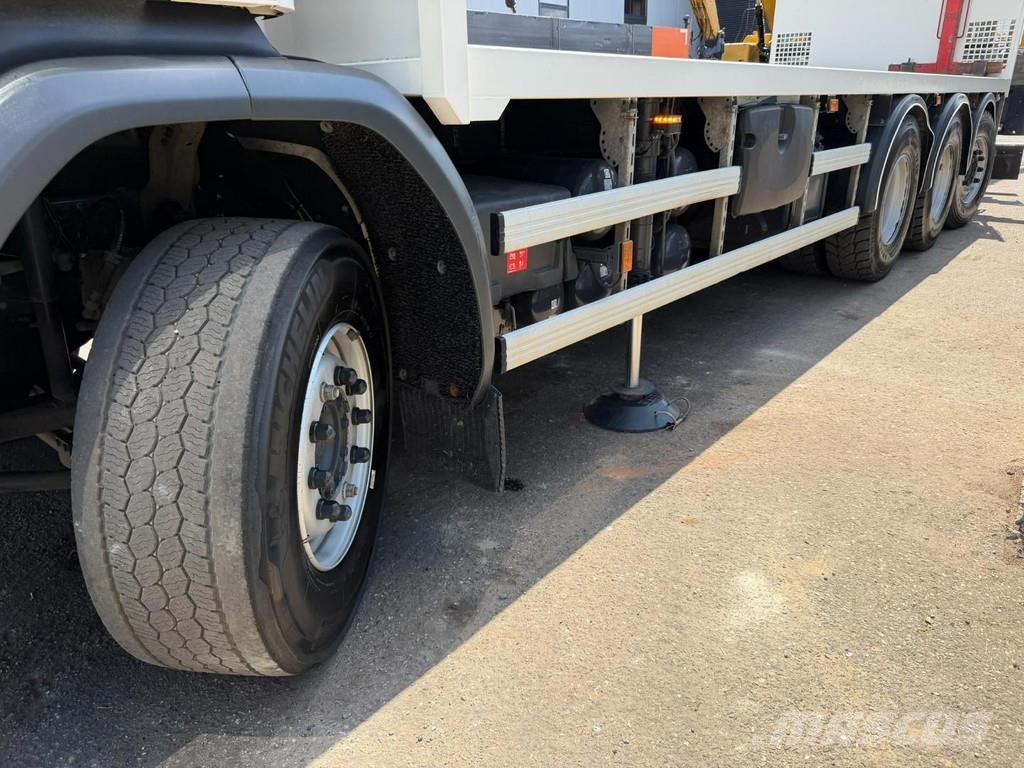 Scania P410 8x4 TRIDEM + CRANE HIAB 244 EP-4 HIDUO - RETA A/T 크레인
