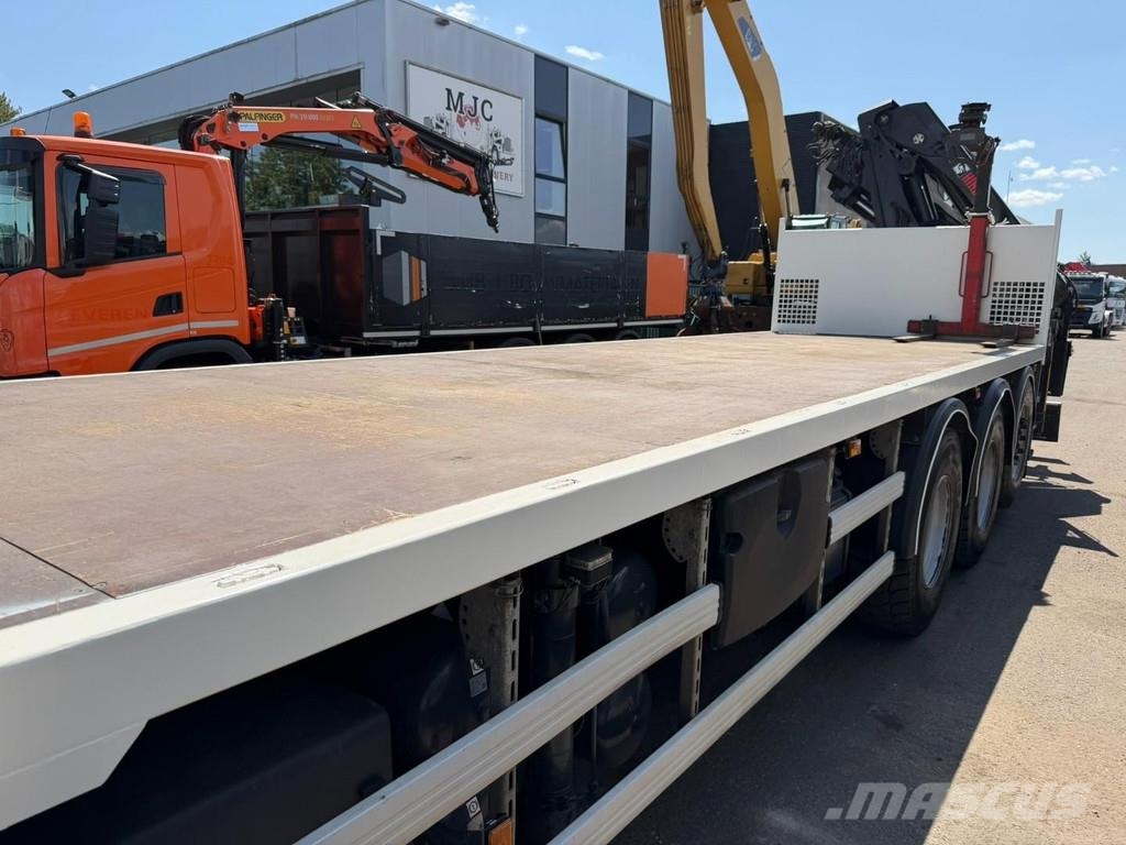 Scania P410 8x4 TRIDEM + CRANE HIAB 244 EP-4 HIDUO - RETA A/T 크레인