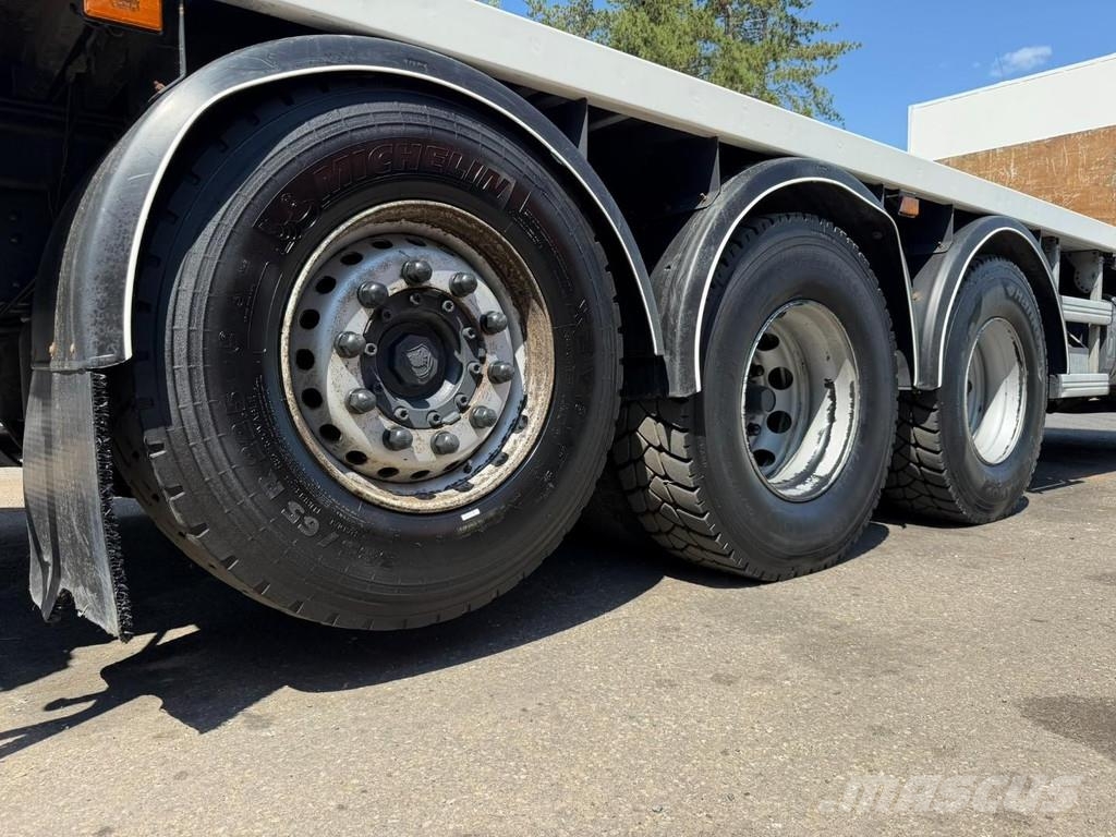 Scania P410 8x4 TRIDEM + CRANE HIAB 244 EP-4 HIDUO - RETA A/T 크레인