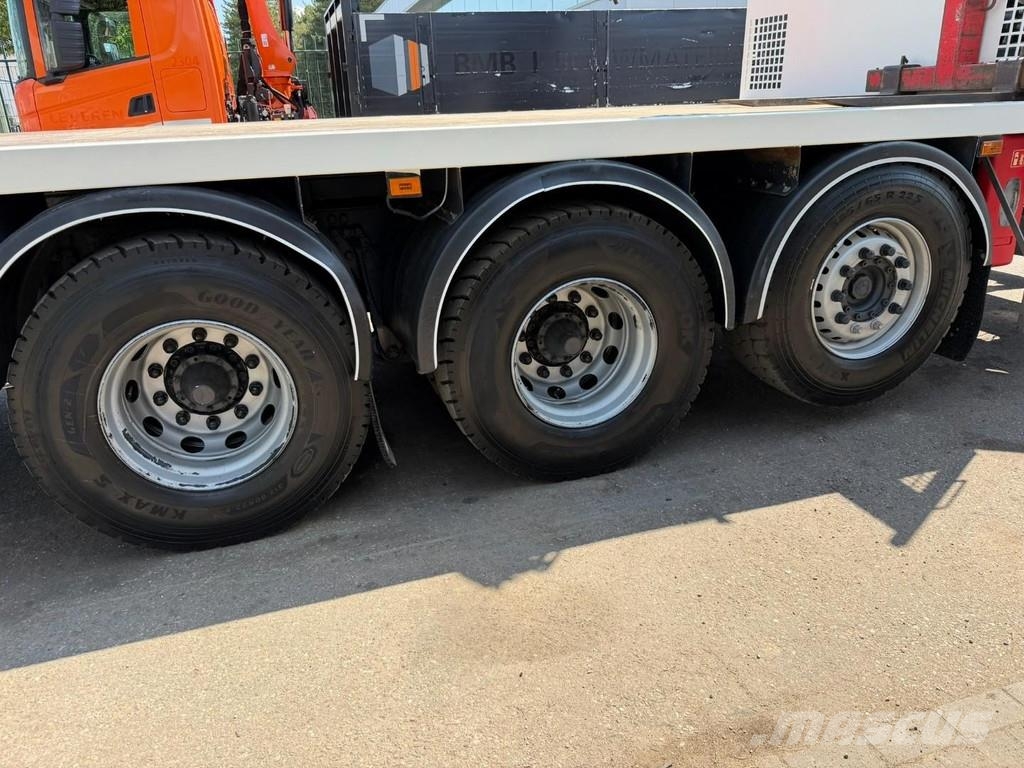 Scania P410 8x4 TRIDEM + CRANE HIAB 244 EP-4 HIDUO - RETA A/T 크레인