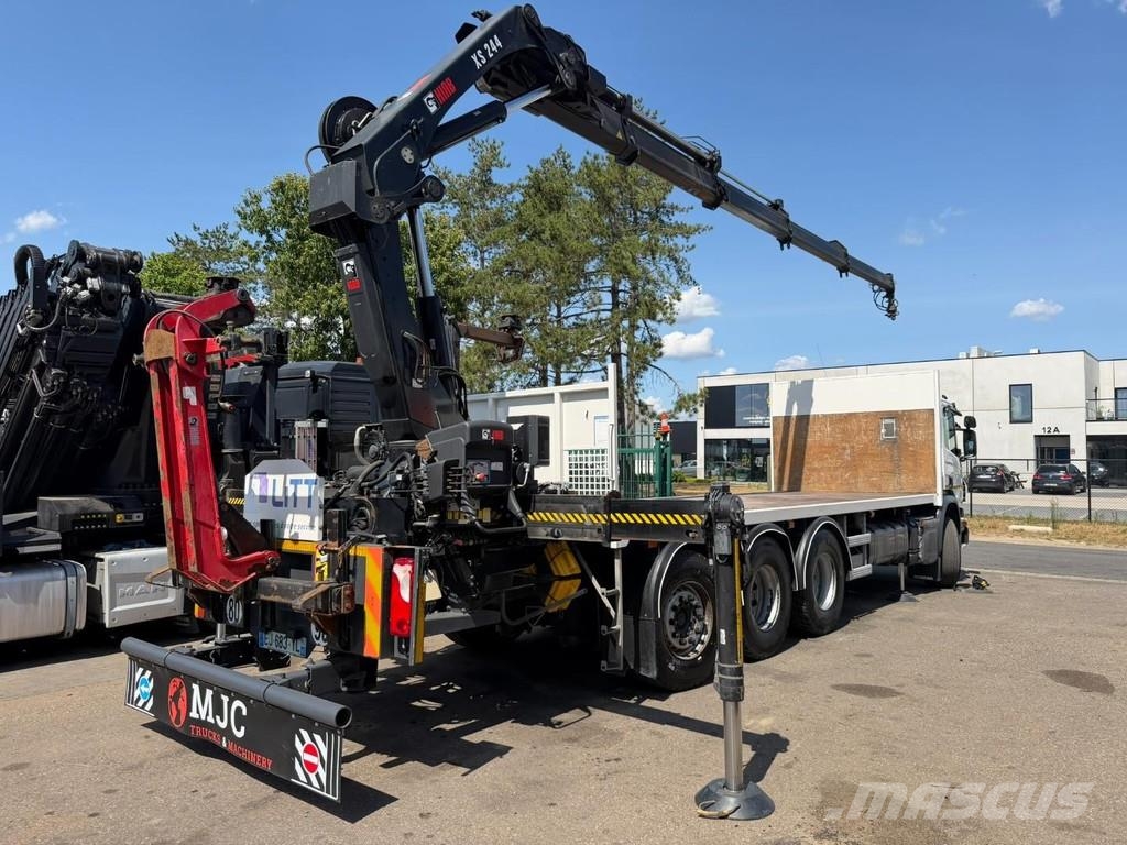 Scania P410 8x4 TRIDEM + CRANE HIAB 244 EP-4 HIDUO - RETA A/T 크레인