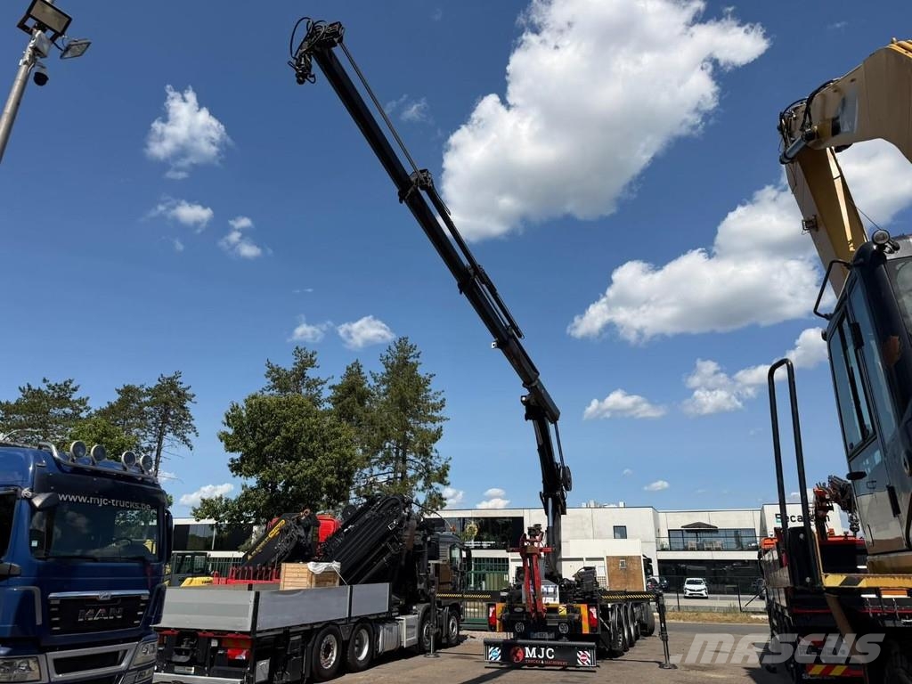 Scania P410 8x4 TRIDEM + CRANE HIAB 244 EP-4 HIDUO - RETA A/T 크레인