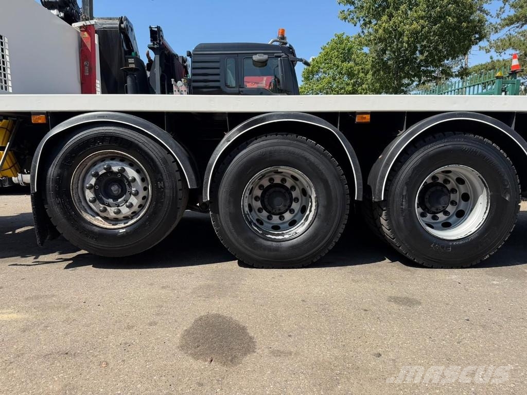 Scania P410 8x4 TRIDEM + CRANE HIAB 244 EP-4 HIDUO - RETA A/T 크레인