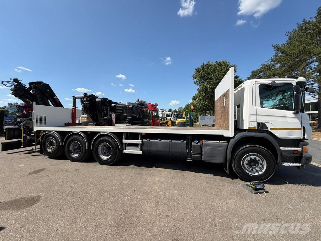 Scania P410 8x4 TRIDEM + CRANE HIAB 244 EP-4 HIDUO - RETA A/T 크레인