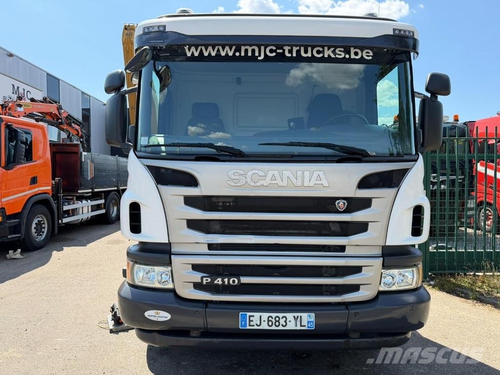 Scania P410 8x4 TRIDEM + CRANE HIAB 244 EP-4 HIDUO - RETA A/T 크레인