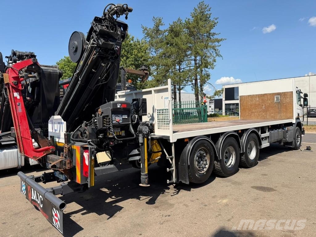 Scania P410 8x4 TRIDEM + CRANE HIAB 244 EP-4 HIDUO - RETA A/T 크레인