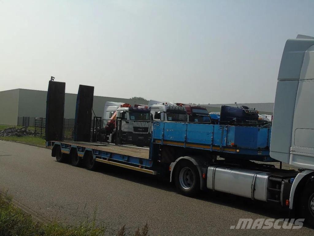 MOL DIEPLADER ramps + 3x axle + steering Semirremolques para transporte de vehículos
