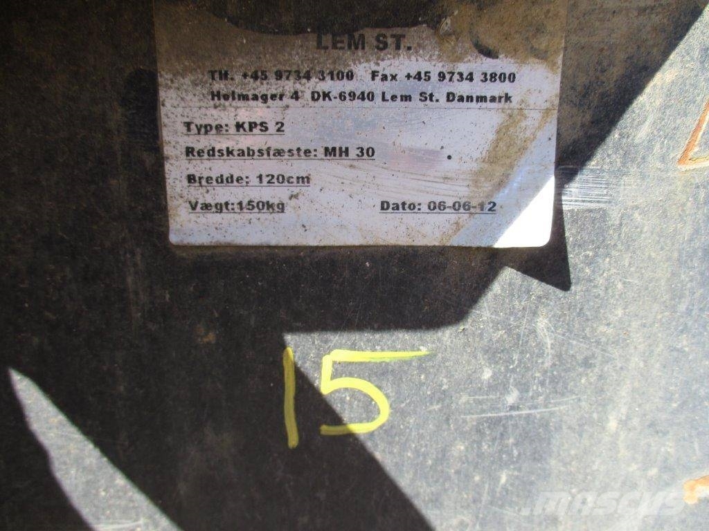 JST Kipbar planerskovl JST 120cm m. koniske sider–MH30 Bouw - Overige