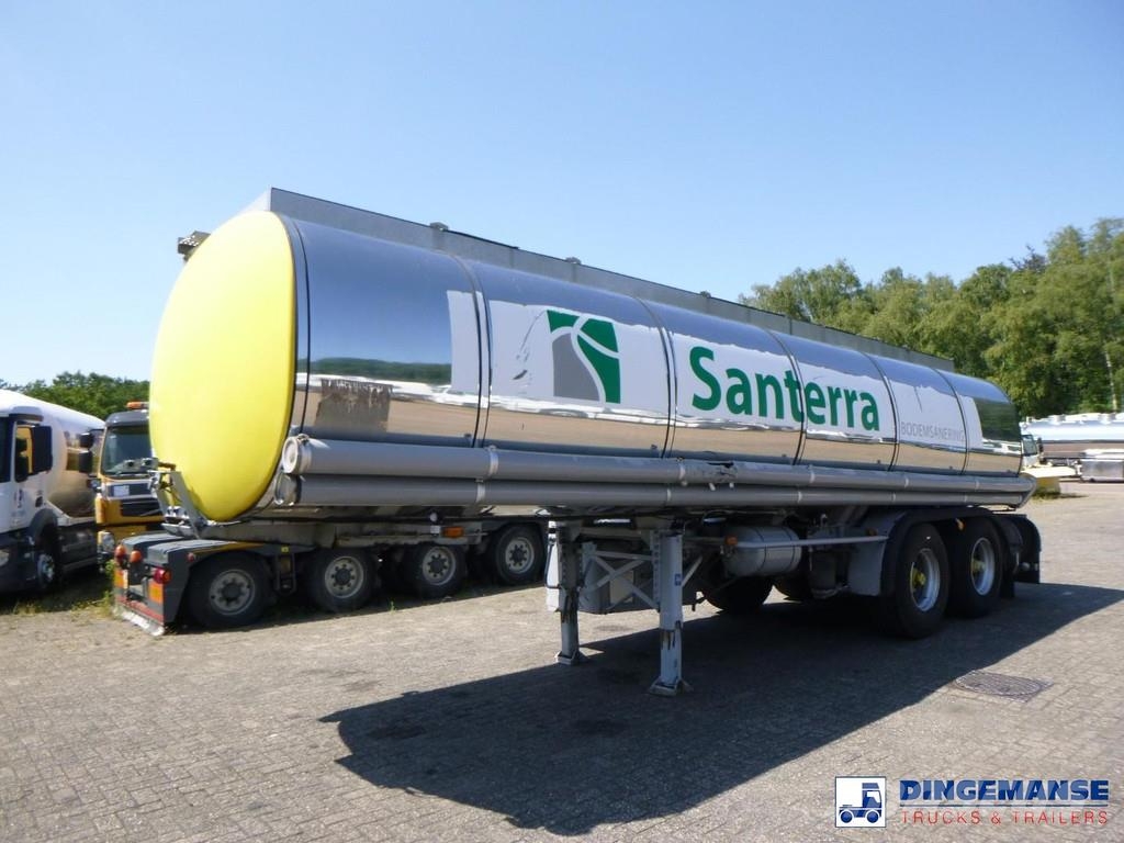 LAG Chemical (non-ADR) tank inox 25 m3 / 4 comp Tankopleggers