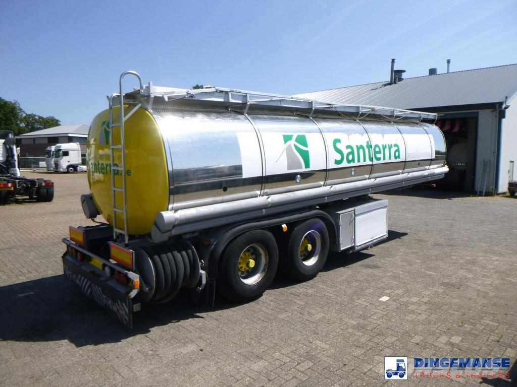 LAG Chemical (non-ADR) tank inox 25 m3 / 4 comp Tankopleggers