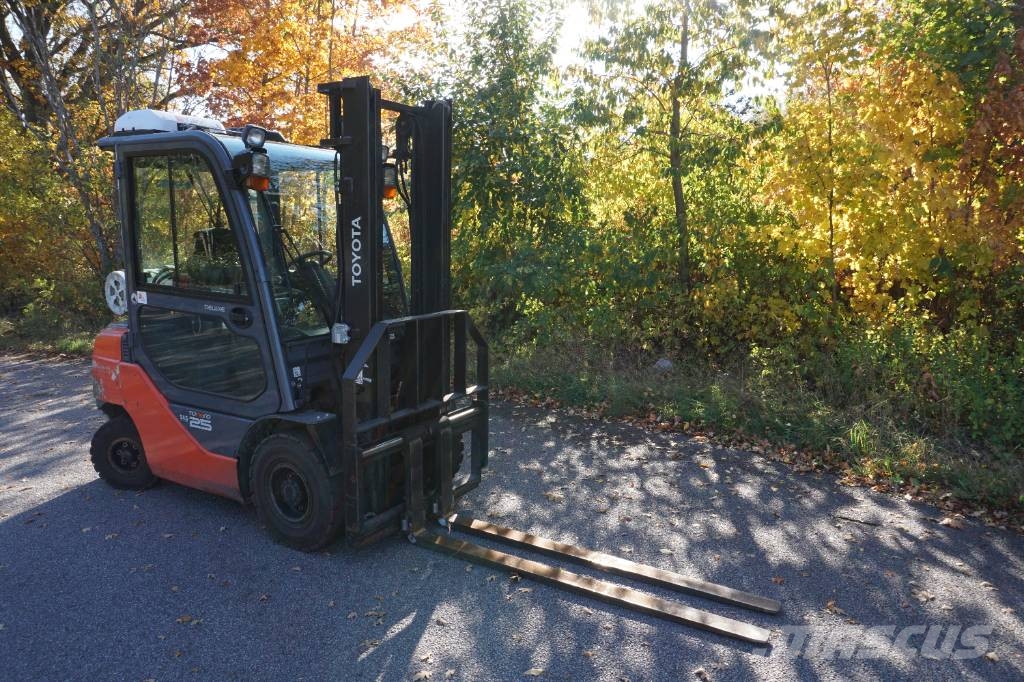 Toyota 02-8FGF25 Gasolmotviktstruckar